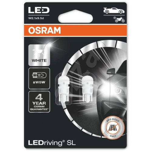OSRAM - LED lemputės w5w | sniego baltumo | 2825DWP-02B-Lemputės 24V-Sunkvežimiams