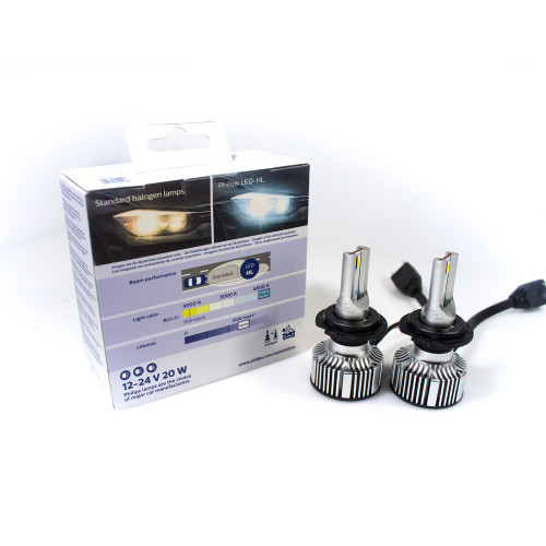 LED lemputės H7 PHILIPS „Ultinon Essential“ priekinių žibintų-LED komplektai-Apšvietimas