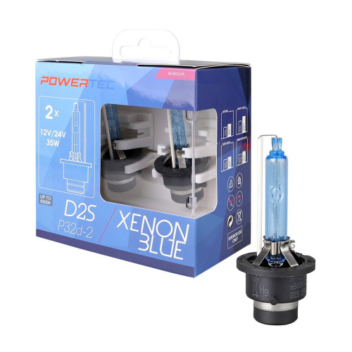 Ksenoninės lemputės Powertec Xenon Blue D2S | Gera kaina-Ksenoninės lemputės-Apšvietimas