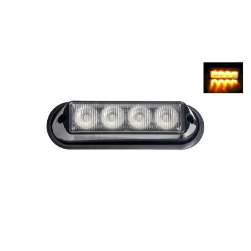 LED signalinis švyturėlis 12/24V oranžinis R65 R10 L2298-ALR-Žibintai-Sunkvežimiams