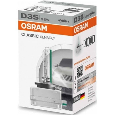 Ksenoninė lemputė Osram D3S | 66340CLC Classic-Osram produkcija-AUTOMOBILIŲ PREKĖS