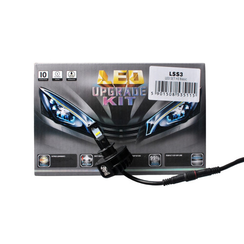 LED lemputės H3 Basic +150%-LED komplektai-Apšvietimas
