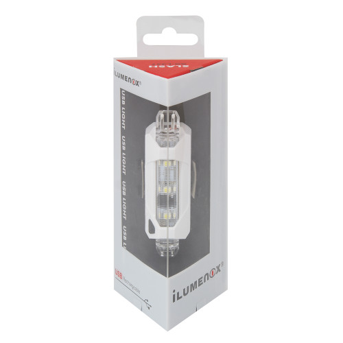 Priekinis žibintas Ilumenox Splash 5 LED, pakraunamas per USB-Priekiniai žibintai-Žibintai