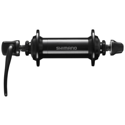 Priekinė stebulė Shimano TX500, 36H, su greitveržle (juoda)-Stebulės-Ratai /jų dalys