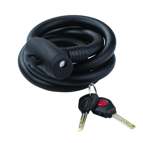 Spyna KLS Coil cable 4.5x150cm (juoda)-Spynos-Saugumas