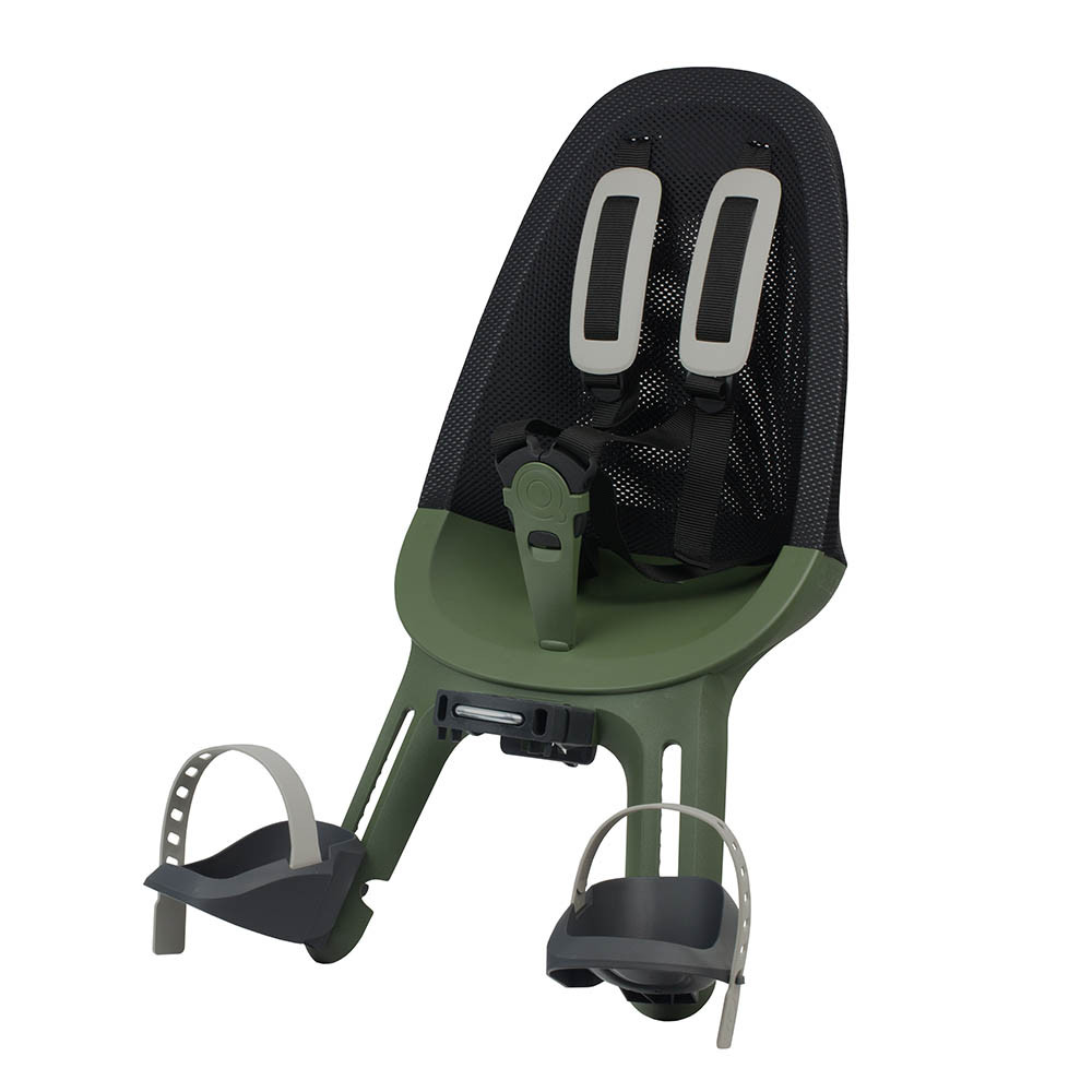 Dviračio kėdutė QIBBEL Air, priekinė (tamsiai žalia)-Kėdutės vaikams-Prekės vaikams