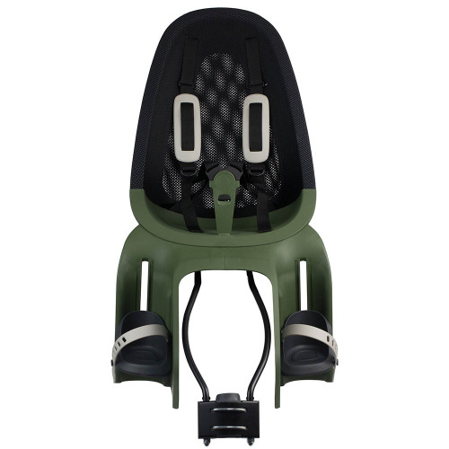 Dviračio kėdutė QIBBEL Air ant rėmo (tamsiai žalia)-Kėdutės vaikams-Prekės vaikams
