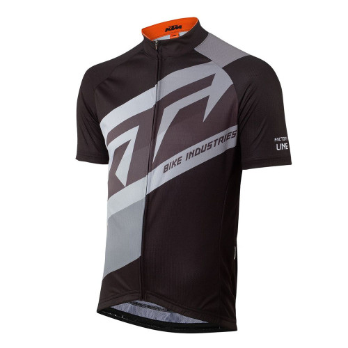 Marškinėliai KTM Factory Line, trumpos rankovės (juoda/pilka) M-Marškinėliai-Rūbai
