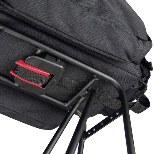 Dviračio krepšys ant bagažinės KLICKFIX Rackpack 1 PLUS, 13-18l (juodas)-Krepšiai ant