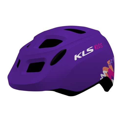 Šalmas KLS Zigzag 022, XS/S 45- 49 cm, (violetinis)-Vaikiški-Šalmai