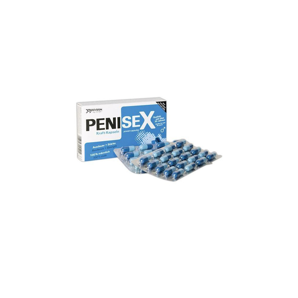 Maisto papildas "Penisex" (40 kap.)-Stimuliuojantys kremai, tabletės ir