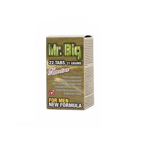 Maisto papildas "Mr. Big" (22tab.)-Stimuliuojantys kremai, tabletės ir