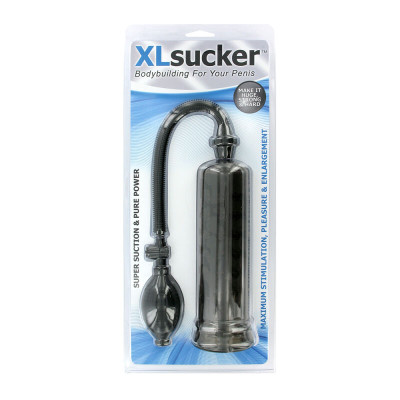 Penio pompa XL Sucker (juoda)-Penio pompos-Sekso prekės vyrams