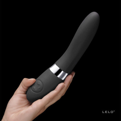 Prabangus vibratorius LELO Elise 2 - patobulinta versija (juoda)-Klasikiniai