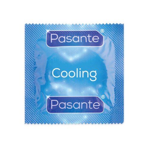 Prezervatyvai Pasante Cooling (1 vnt)-Prezervatyvai-SEKSO PREKĖS JAM IR JAI