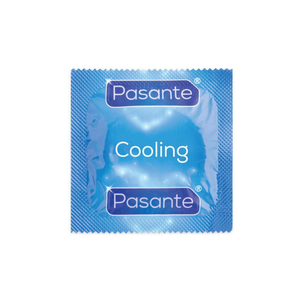 Prezervatyvai Pasante Cooling (1 vnt)-Prezervatyvai-SEKSO PREKĖS JAM IR JAI