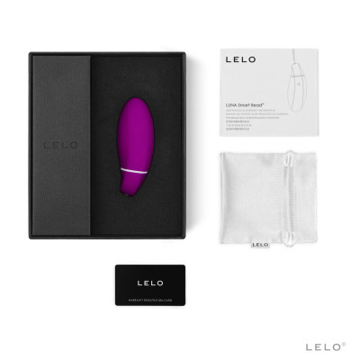 Vibruojantys vaginaliai kamuoliukai LELO Luna Smart Bead (violetinė)-Vibruojantys