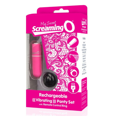 Screaming O My Secret kelnaitės su vibracija (rožinė)-Klitoriniai vibratoriai-Vibratoriai