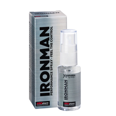 Purškalas ilgesniam aktui "Ironman" (30 ml)-Stimuliuojantys kremai, tabletės ir