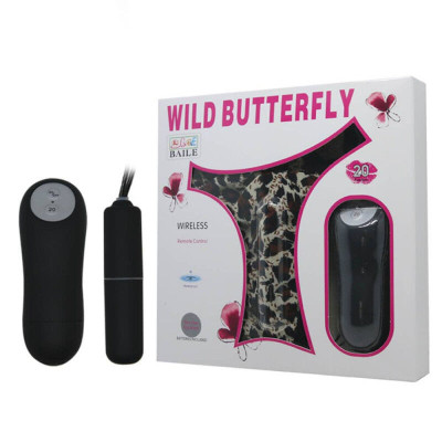 Wild Butterfly kelnaitės su vibracija-Nuotolinio valdymo vibratoriai-Vibratoriai