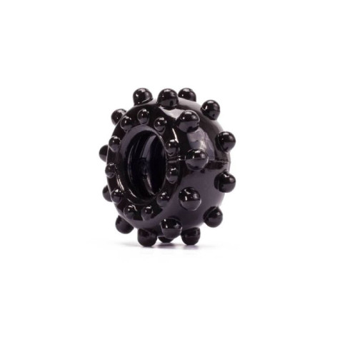 Power Plus penio žiedas Apvalainis (juoda)-Varpos žiedai, antgaliai-Sekso prekės vyrams