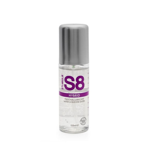 S8 Hybrid vandens ir silikono lubrikantas (125 ml)-Vaginaliniai lubrikantai-Lubrikantai