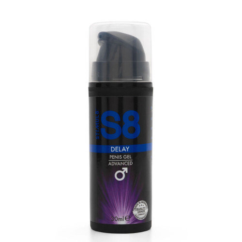 S8 Delay gelis vyrams (30 ml)-Stimuliuojantys kremai, tabletės ir purškikliai-Lubrikantai