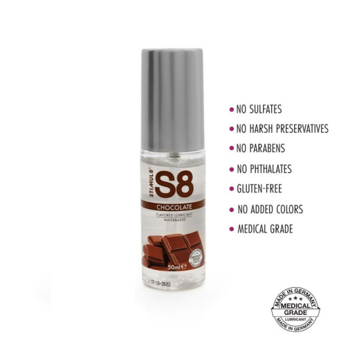 S8 Chocolate oralinis lubrikantas (50 ml)-Oraliniai lubrikantai-Lubrikantai, afrodiziakai ir