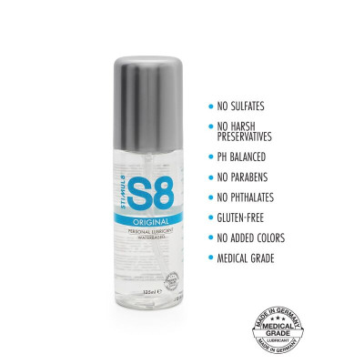 S8 Vandens pagrindo lubrikantas (125 ml)-Vaginaliniai lubrikantai-Lubrikantai, afrodiziakai ir