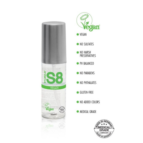 S8 Vegan vandens pagrindo lubrikantas (50 ml)-Vaginaliniai lubrikantai-Lubrikantai