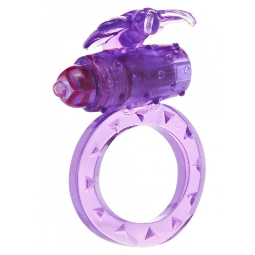 Toy Joy Flutter penio žiedas (violetinė)-Varpos žiedai, antgaliai-Sekso prekės vyrams