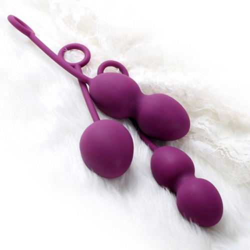 SVAKOM Nova vaginaliniai kamuoliukai (violetinė)-Vaginaliniai kamuoliukai-Sekso prekės moterims