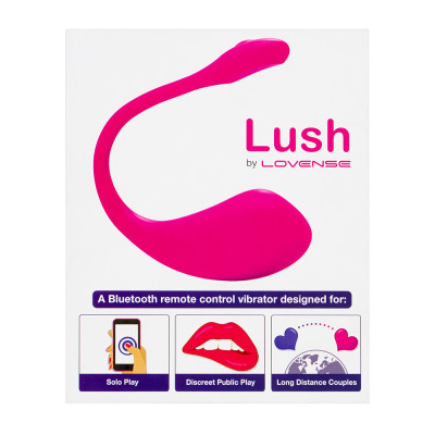 Lush 2.0 vibratorius (rožinė)-Nuotolinio valdymo vibratoriai-Vibratoriai