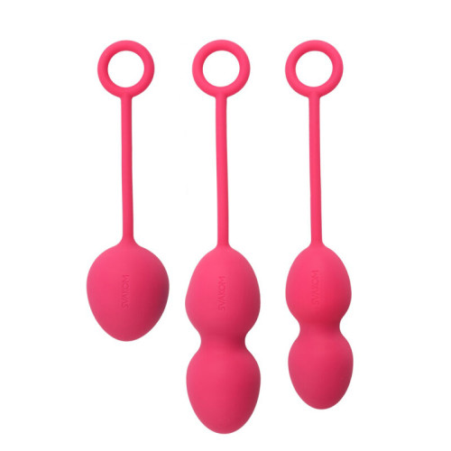 SVAKOM Nova vaginaliniai kamuoliukai (rožinė)-Vaginaliniai kamuoliukai-Sekso prekės moterims