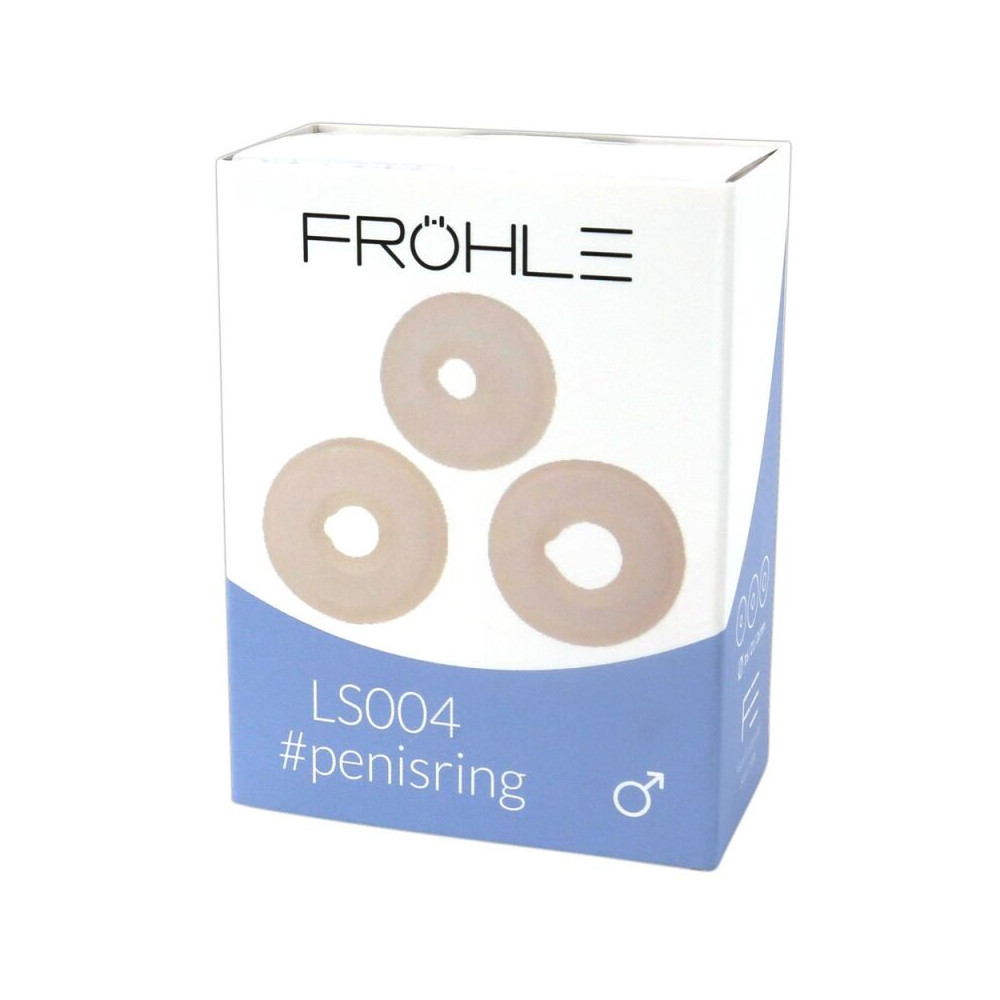 Penio žiedų rinkinys Frohl (skaidri)-Varpos žiedai, antgaliai-Sekso prekės vyrams
