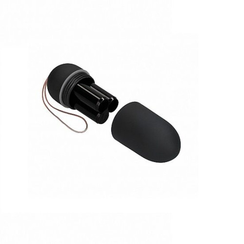 Shots Toys vibro kiaušinėlis (juodas)-Nuotolinio valdymo vibratoriai-Vibratoriai