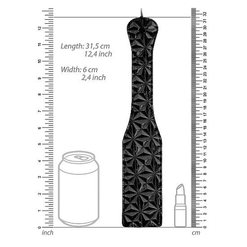 Ouch Introductory Luxury plakimo mentelė (juoda)-Botagėliai, botagai-BDSM & Fetišas