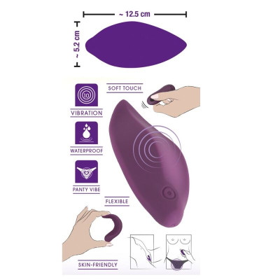 Sweet Smile Panty klitorio vibratorius (violetinė)-Klitoriniai vibratoriai-Vibratoriai