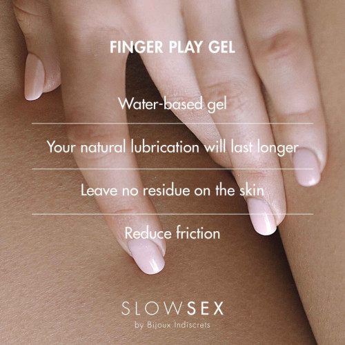 Slow Sex Finger play gelis (30 ml)-Stimuliuojantys kremai, tabletės ir
