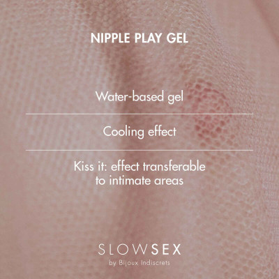 Slow Sex Nipple play gelis speneliams (10 ml)-Stimuliuojantys kremai, tabletės ir