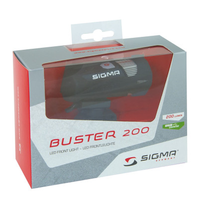 Priekinis žibintas SIGMA Buster USB 200lum-Priekiniai žibintai-Žibintai