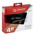 Priekinis žibintas Sigma AURA 45 USB LUX 3 funkcijos (juodas)-Priekiniai žibintai-Žibintai