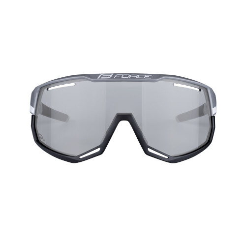 Akiniai FORCE ATTIC (pilka/juoda) fotochrominiai lęšiai-Dviratininko akiniai-Priedai