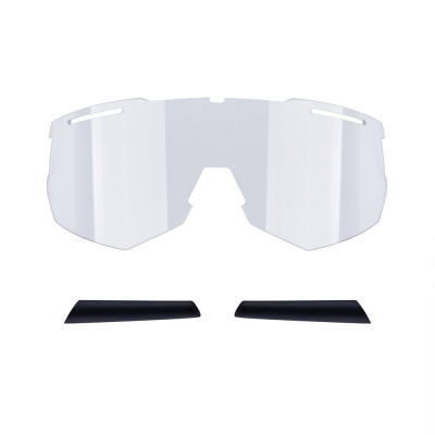 Akiniai FORCE ATTIC (balta/juoda) rožiniai lęšiai-Dviratininko akiniai-Priedai
