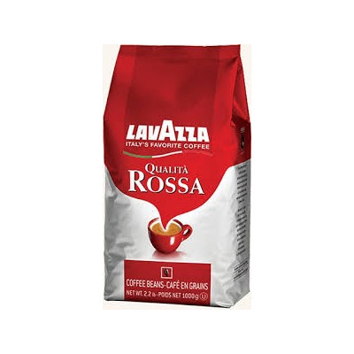 Kava pupelėmis Lavazza Qualita Rossa 1kg-Kava, kakava-MAISTO PREKĖS IR GĖRIMAI