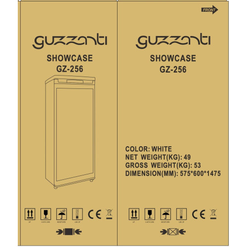 Šaldytuvas Guzzanti GZ-256-Šaldytuvai-Stambi virtuvės technika