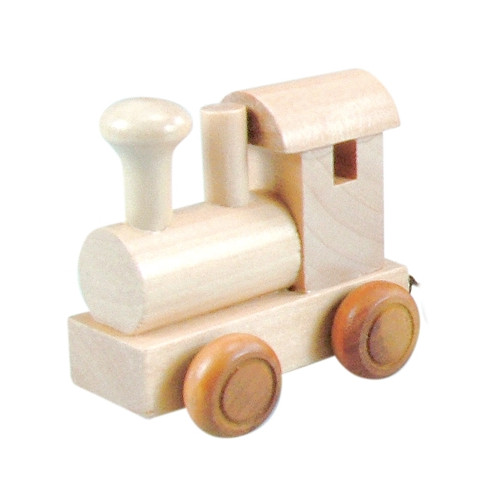 Medinių raidžių-vagonų lokomotyvas-BINO nuo 3 metų-Žaislai kūdikiams, vaikams