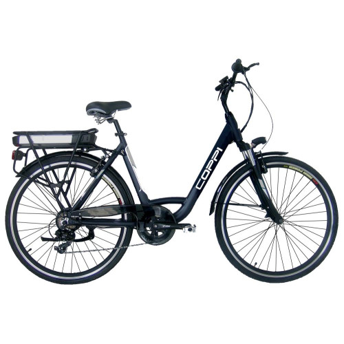Elektrinis dviratis Coppi CEHZL2820628 Lady Black Alum-Elektriniai dviračiai-Dviračiai