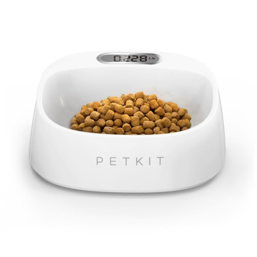 Dubenėlis gyvūnams PETKIT Scaled bowl Fresh Capacity 0.45 L, Material ABS, White-Priedai