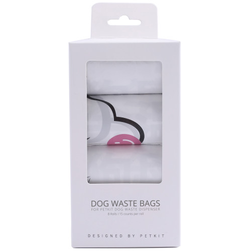 Šunų išmatų maišeliai PETKIT Dog Waste Bags 8 units, 120 pcs in Total, Environmentally